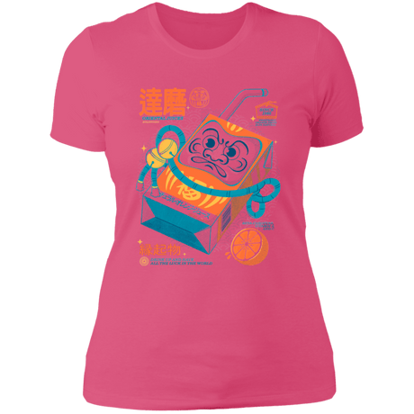 T-Shirts Hot Pink / S Daruma Fresh Women's Premium T-Shirt