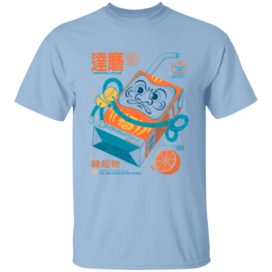 T-Shirts Light Blue / YXS Daruma Fresh Youth T-Shirt