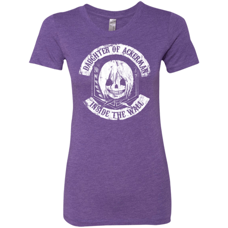 T-Shirts Purple Rush / Small Daughter of Ackerman Women's Triblend T-Shirt