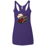T-Shirts Purple / X-Small Dead Man Walkman Women's Triblend Racerback Tank