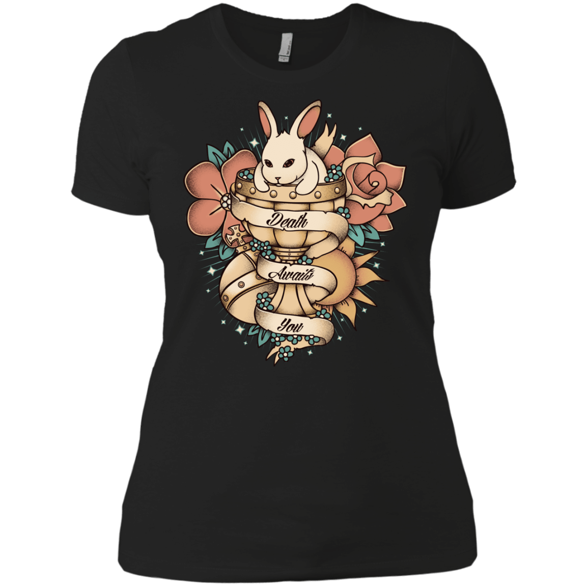 T-Shirts Black / X-Small Death Awaits You Women's Premium T-Shirt