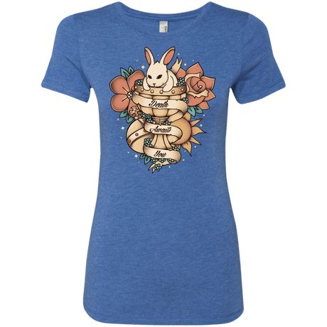 T-Shirts Vintage Royal / Small Death Awaits You Women's Triblend T-Shirt