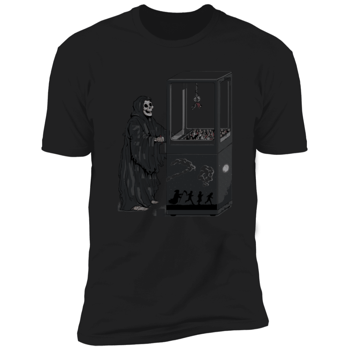 T-Shirts Black / X-Small Death is Random Men's Premium T-Shirt