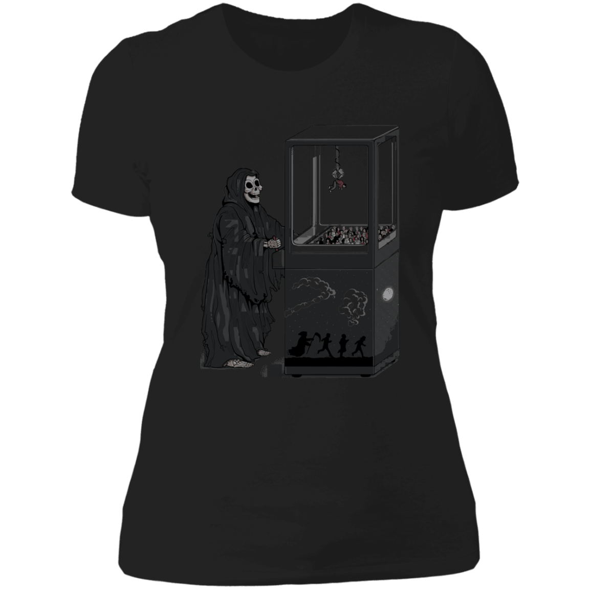T-Shirts Black / X-Small Death is Random Women's Premium T-Shirt
