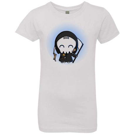 T-Shirts White / YXS Death Loves Cats Girls Premium T-Shirt
