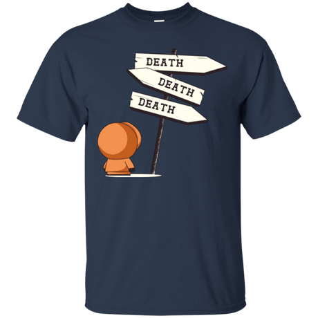 T-Shirts Navy / Small DEATH TINY T-Shirt