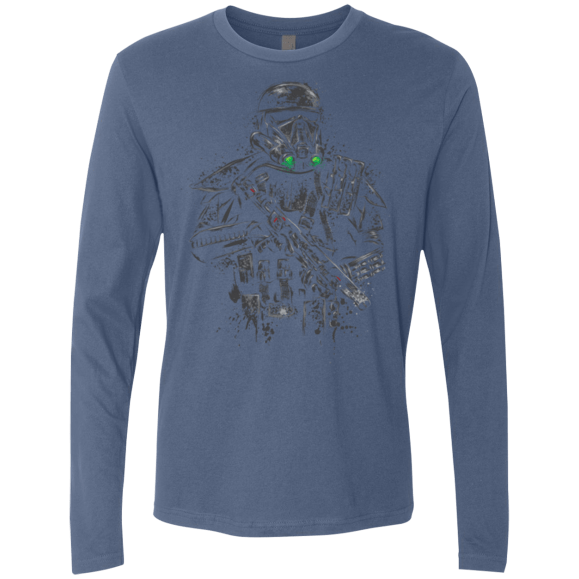 T-Shirts Indigo / Small Death Trooper Men's Premium Long Sleeve