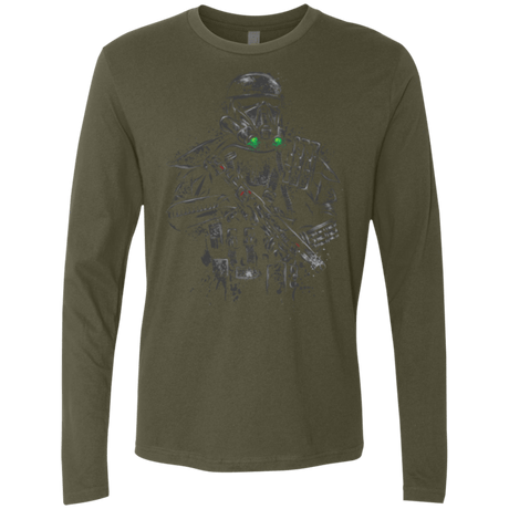 T-Shirts Military Green / Small Death Trooper Men's Premium Long Sleeve