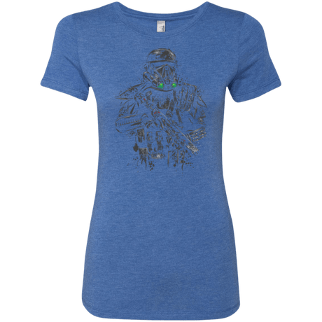 T-Shirts Vintage Royal / Small Death Trooper Women's Triblend T-Shirt