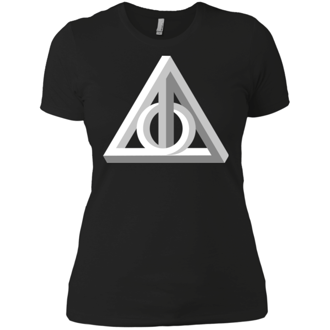 T-Shirts Black / X-Small Deathly Impossible Hallows Women's Premium T-Shirt