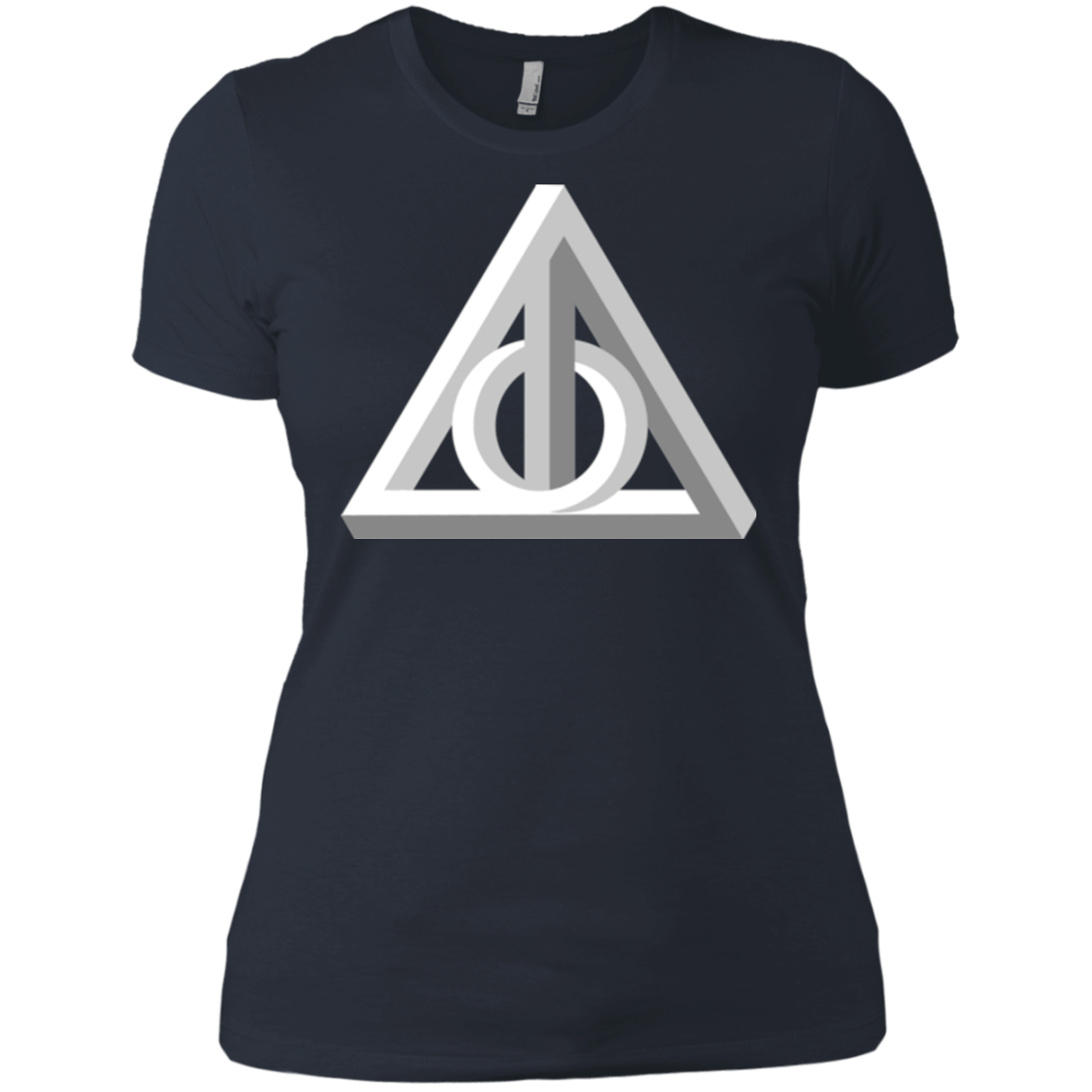 T-Shirts Indigo / X-Small Deathly Impossible Hallows Women's Premium T-Shirt