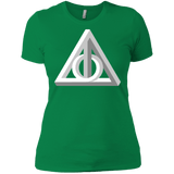 T-Shirts Kelly Green / X-Small Deathly Impossible Hallows Women's Premium T-Shirt