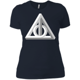 T-Shirts Midnight Navy / X-Small Deathly Impossible Hallows Women's Premium T-Shirt