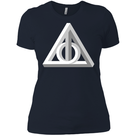 T-Shirts Midnight Navy / X-Small Deathly Impossible Hallows Women's Premium T-Shirt