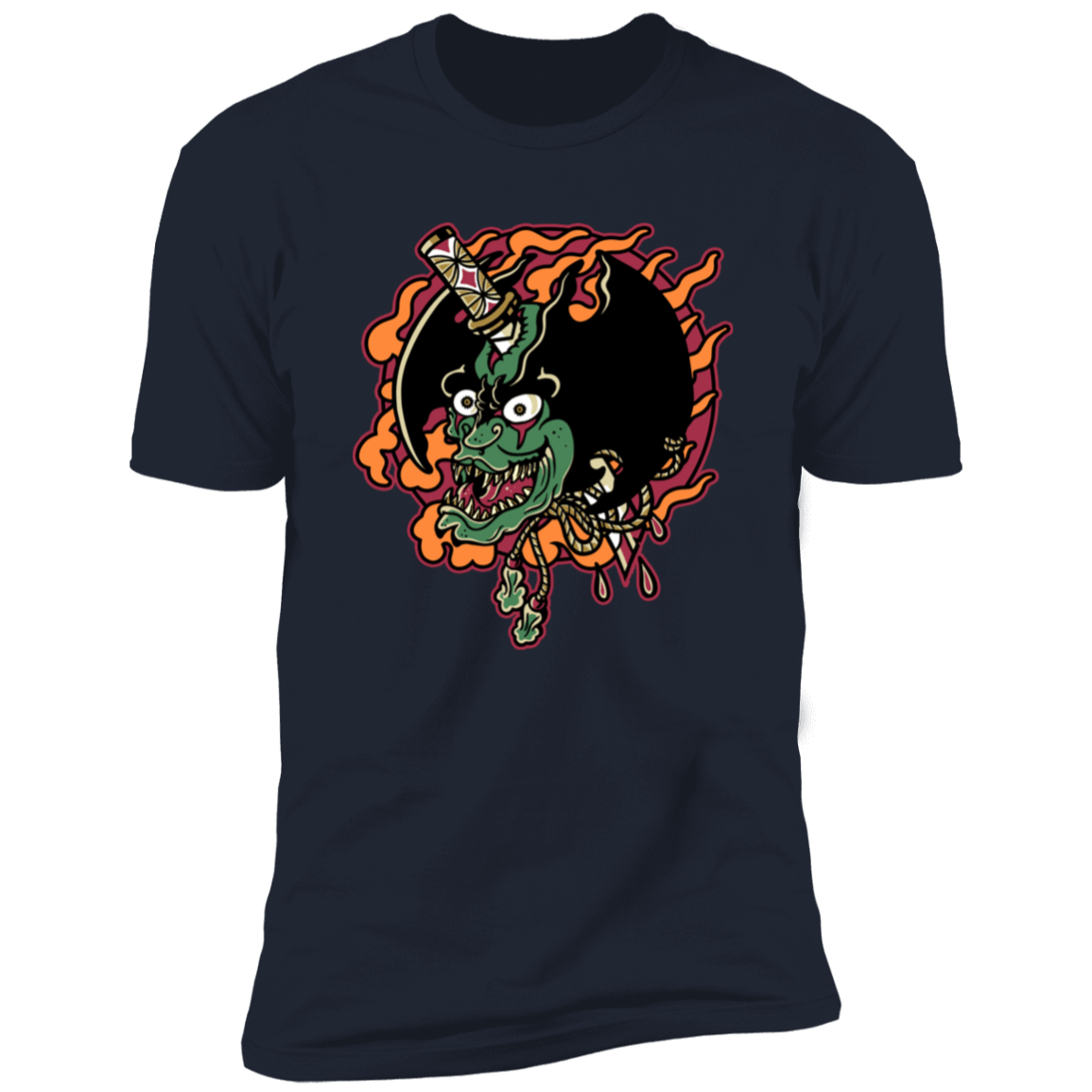 T-Shirts Midnight Navy / S Debiruman Tatu Men's Premium T-Shirt