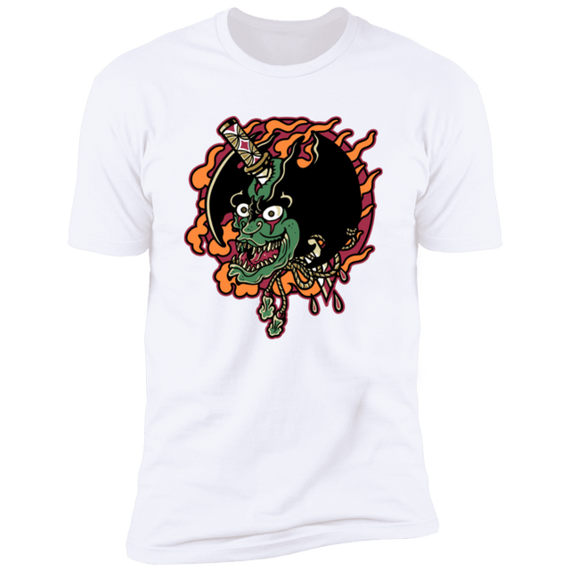 T-Shirts White / S Debiruman Tatu Men's Premium T-Shirt