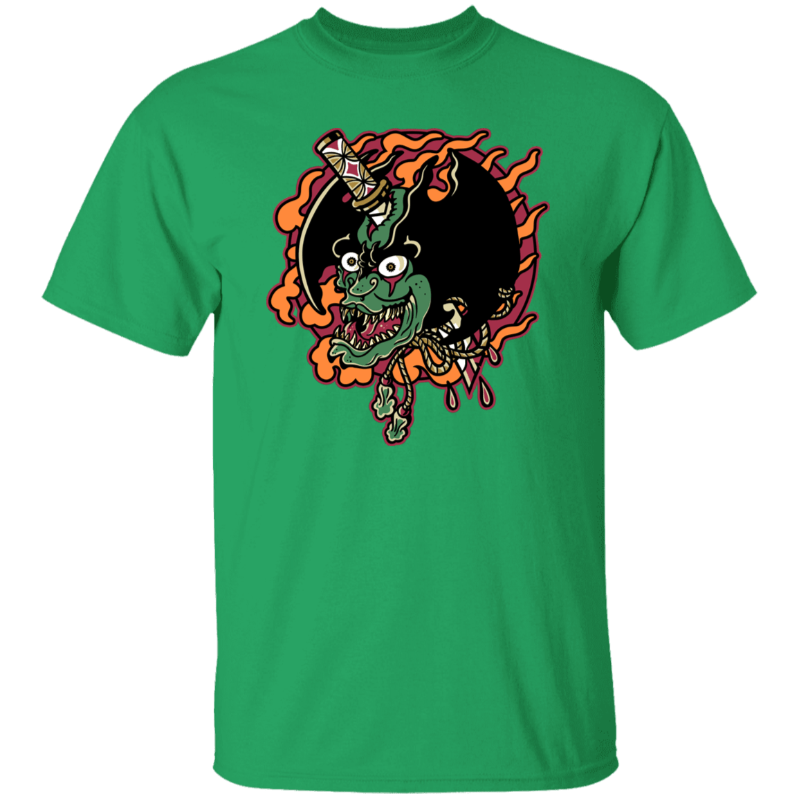 T-Shirts Irish Green / S Debiruman Tatu T-Shirt