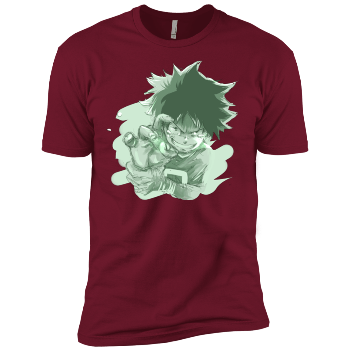 T-Shirts Cardinal / X-Small Deku Sketch Men's Premium T-Shirt