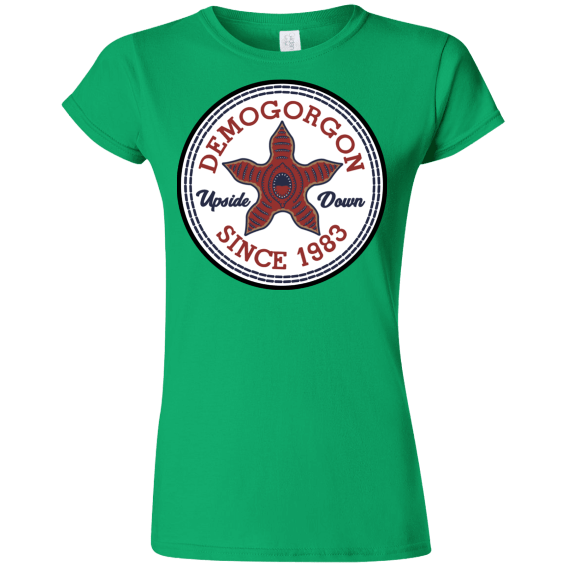 T-Shirts Irish Green / S Demogorgon Junior Slimmer-Fit T-Shirt