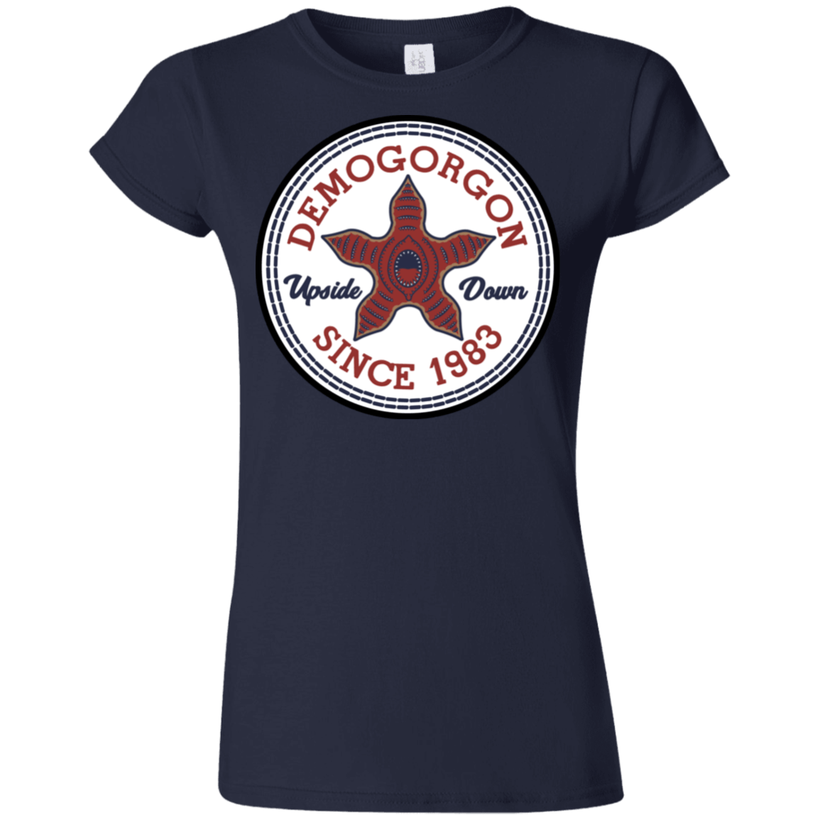 T-Shirts Navy / S Demogorgon Junior Slimmer-Fit T-Shirt