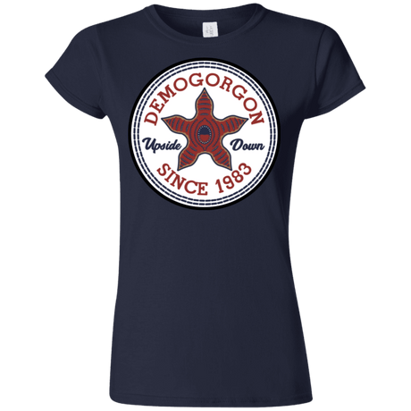 T-Shirts Navy / S Demogorgon Junior Slimmer-Fit T-Shirt