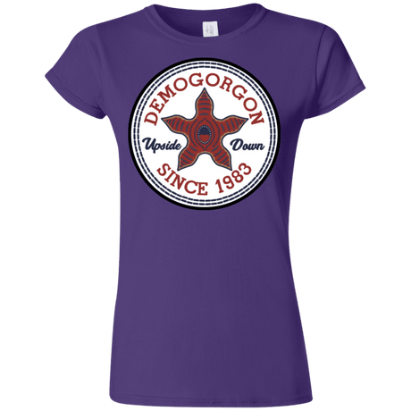 T-Shirts Purple / S Demogorgon Junior Slimmer-Fit T-Shirt