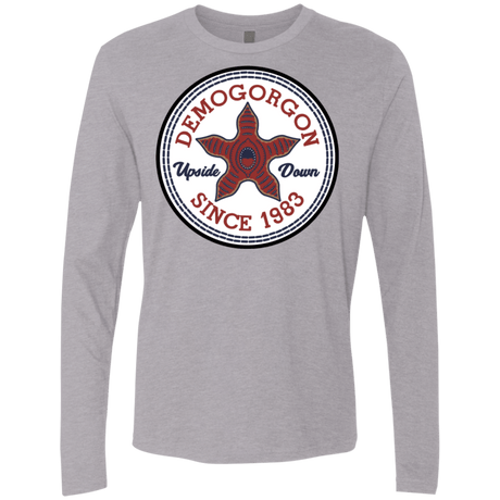 T-Shirts Heather Grey / S Demogorgon Men's Premium Long Sleeve