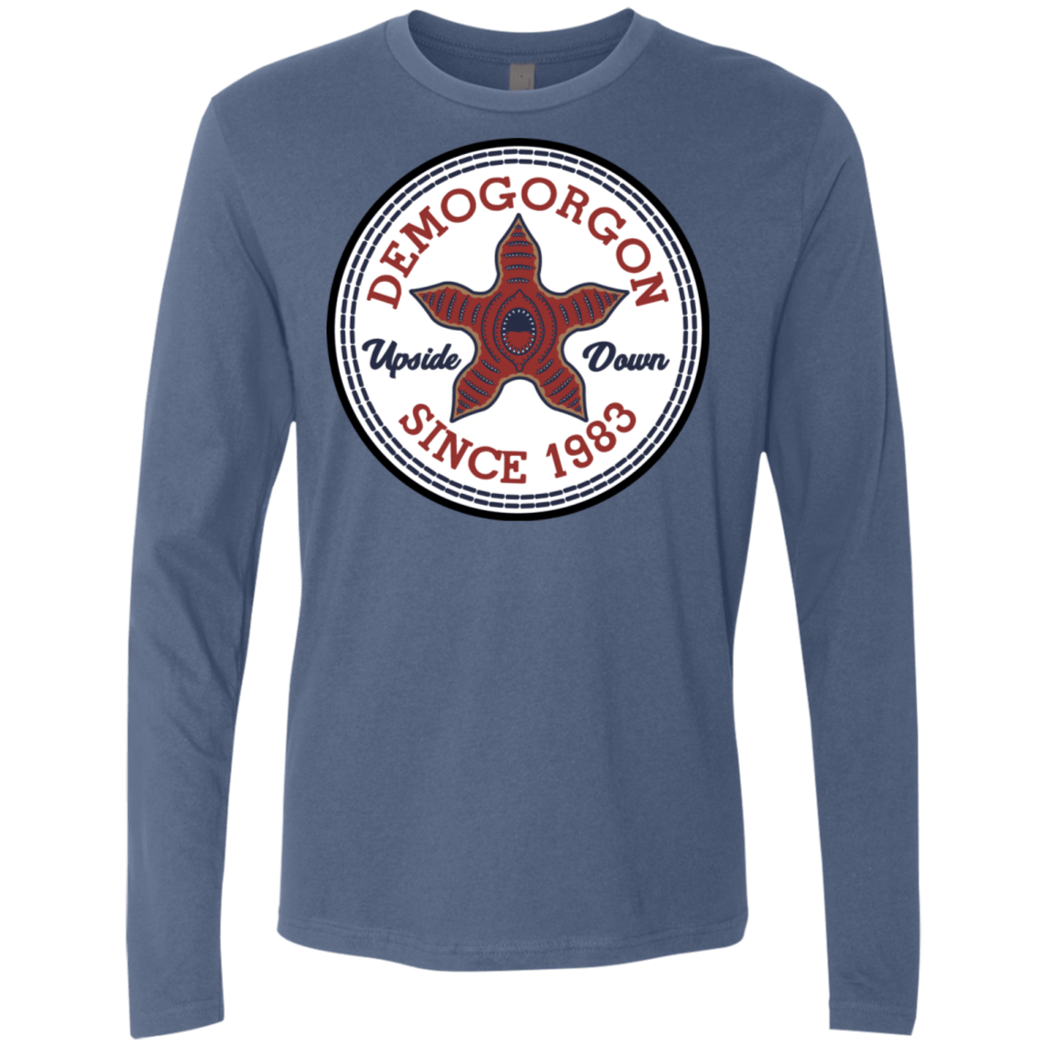 T-Shirts Indigo / S Demogorgon Men's Premium Long Sleeve