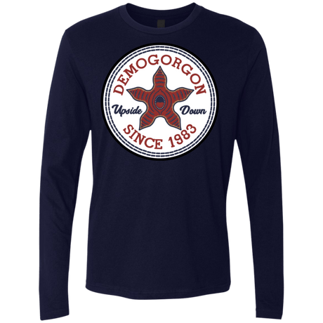 T-Shirts Midnight Navy / S Demogorgon Men's Premium Long Sleeve