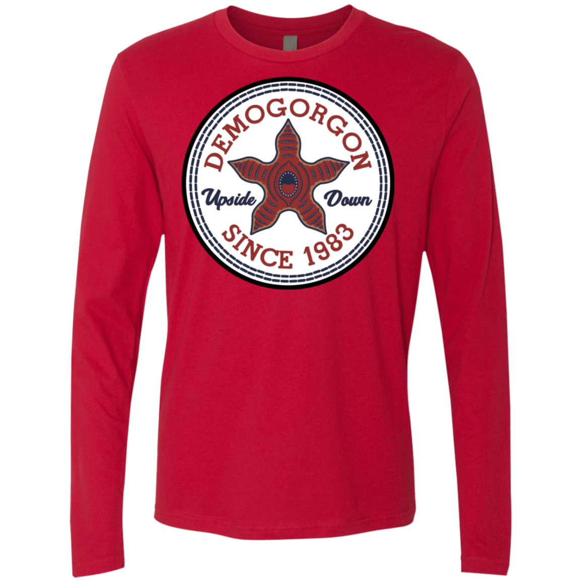 T-Shirts Red / S Demogorgon Men's Premium Long Sleeve