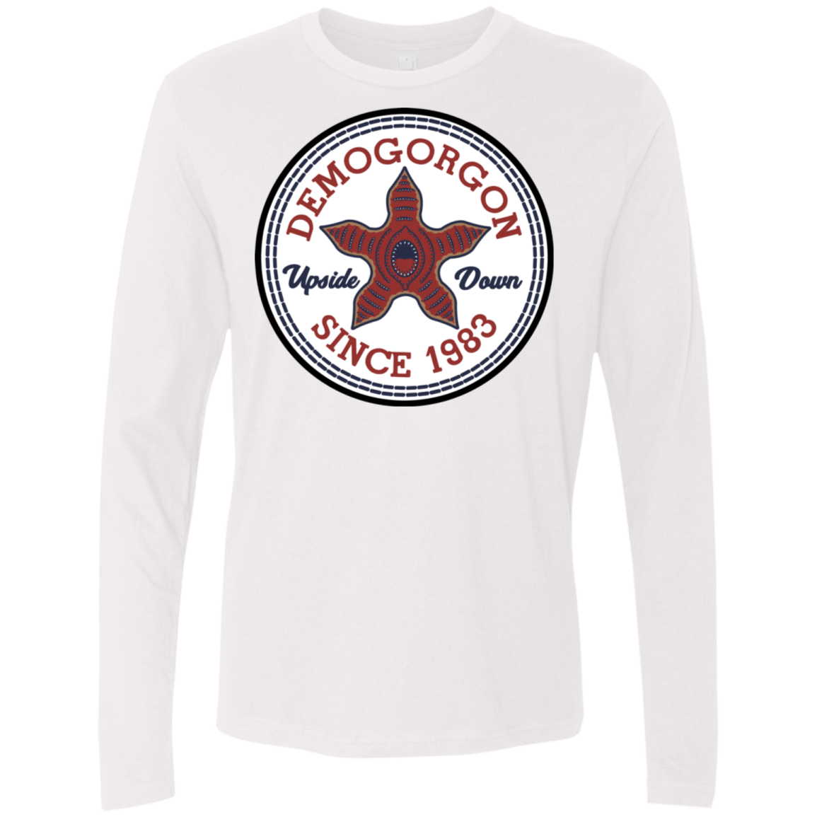 T-Shirts White / S Demogorgon Men's Premium Long Sleeve