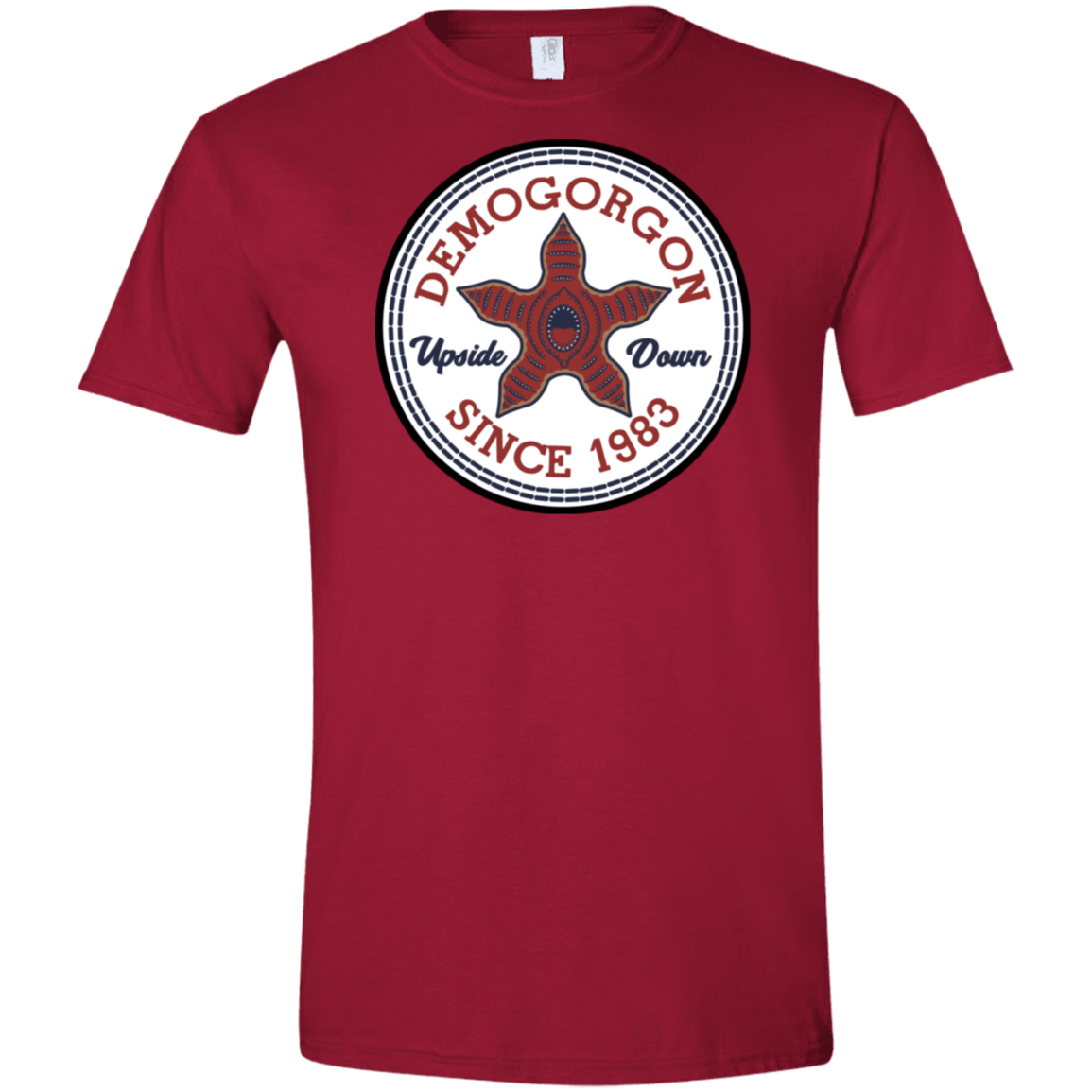 T-Shirts Cardinal Red / S Demogorgon Men's Semi-Fitted Softstyle