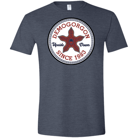 T-Shirts Heather Navy / S Demogorgon Men's Semi-Fitted Softstyle
