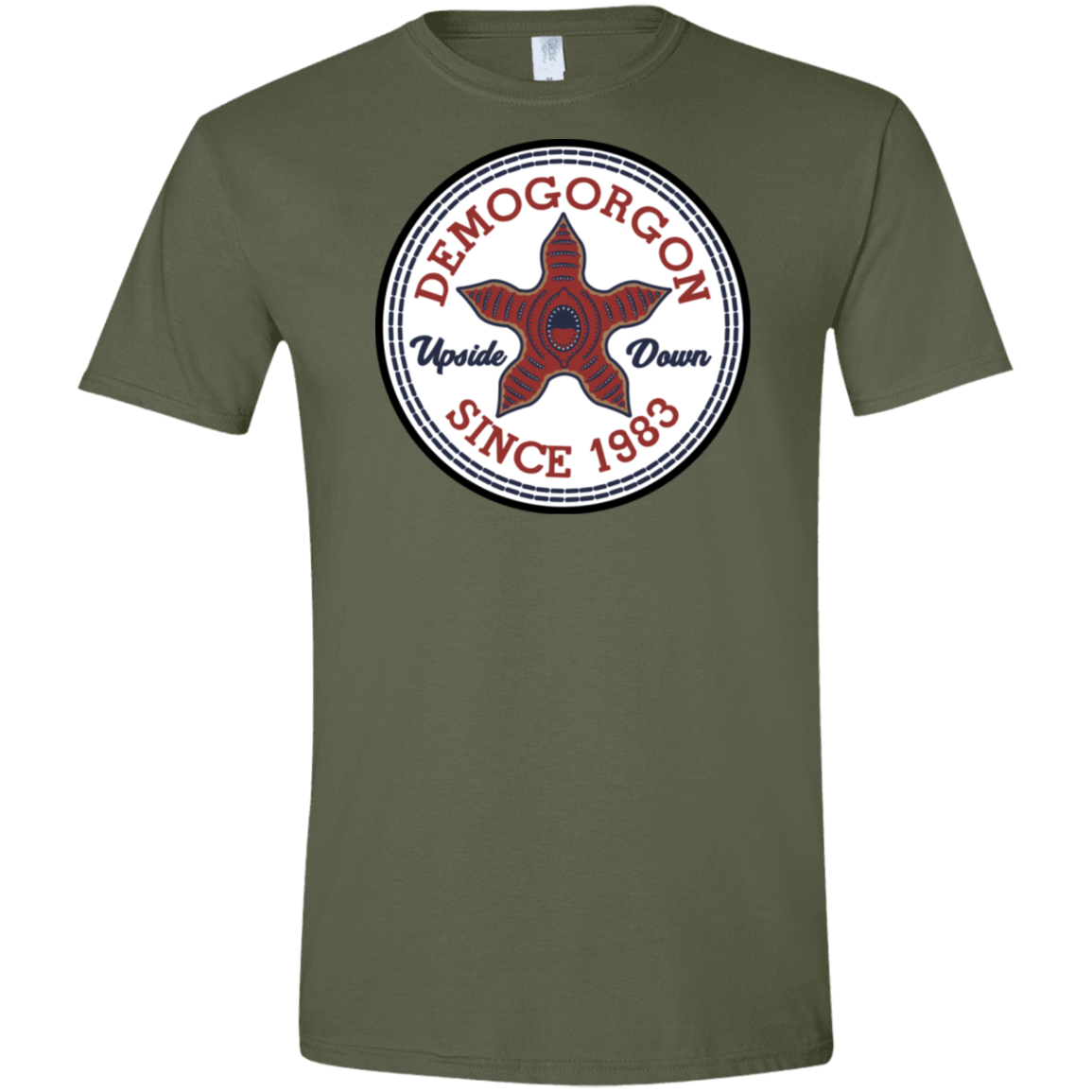 T-Shirts Military Green / S Demogorgon Men's Semi-Fitted Softstyle