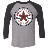 T-Shirts Premium Heather/Vintage Black / X-Small Demogorgon Men's Triblend 3/4 Sleeve
