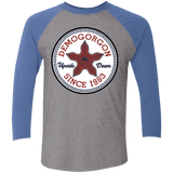 T-Shirts Premium Heather/Vintage Royal / X-Small Demogorgon Men's Triblend 3/4 Sleeve