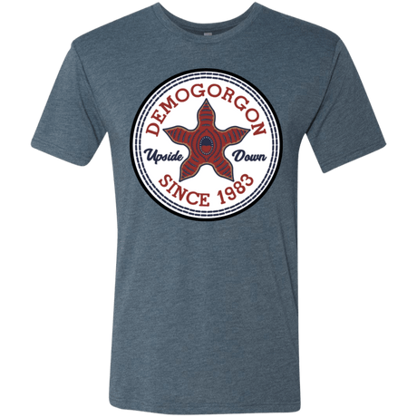 T-Shirts Indigo / S Demogorgon Men's Triblend T-Shirt