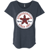 T-Shirts Vintage Navy / X-Small Demogorgon Triblend Dolman Sleeve