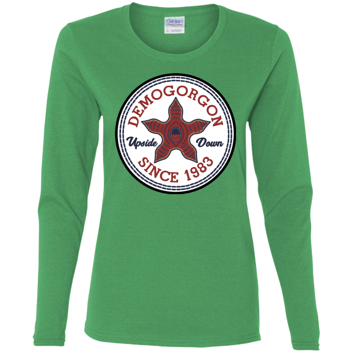 T-Shirts Irish Green / S Demogorgon Women's Long Sleeve T-Shirt