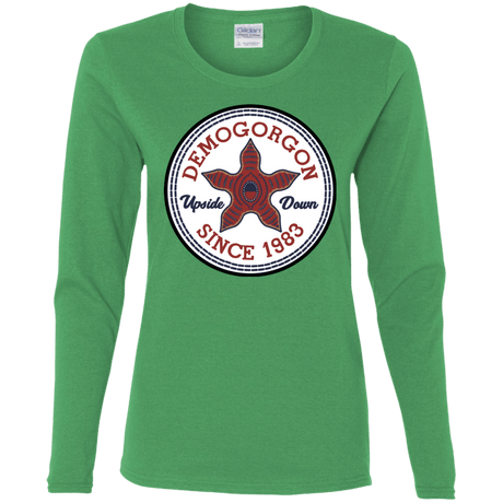 T-Shirts Irish Green / S Demogorgon Women's Long Sleeve T-Shirt