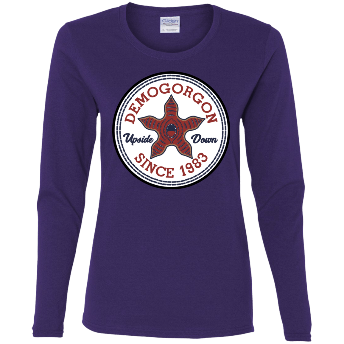 T-Shirts Purple / S Demogorgon Women's Long Sleeve T-Shirt