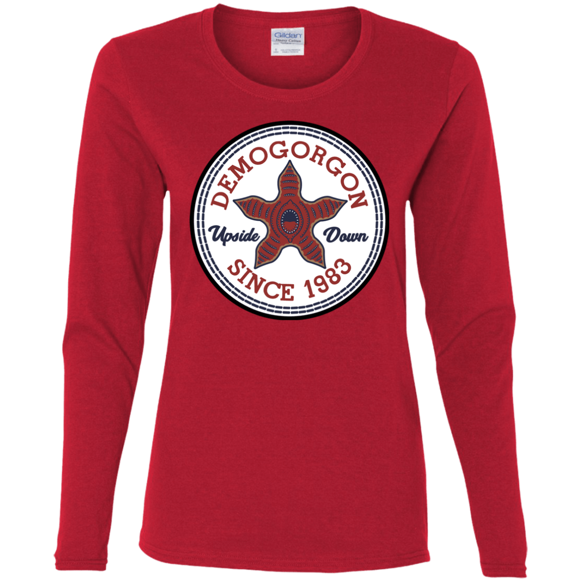 T-Shirts Red / S Demogorgon Women's Long Sleeve T-Shirt