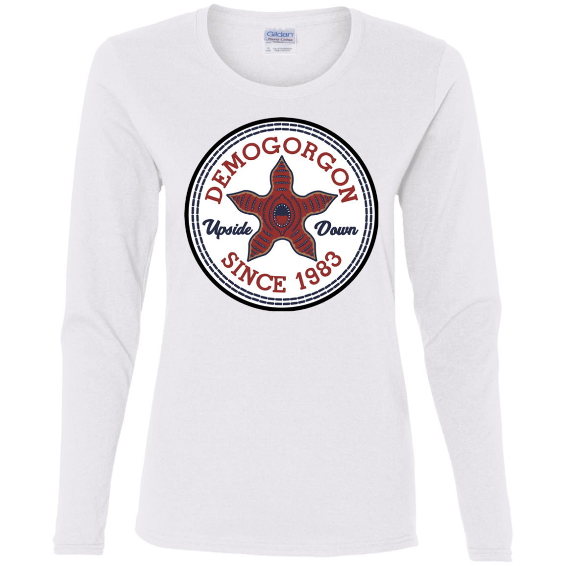 T-Shirts White / S Demogorgon Women's Long Sleeve T-Shirt