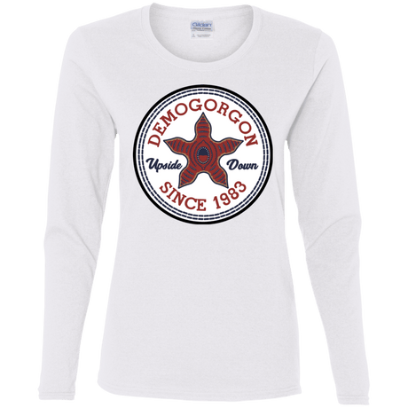 T-Shirts White / S Demogorgon Women's Long Sleeve T-Shirt