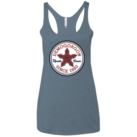 T-Shirts Indigo / X-Small Demogorgon Women's Triblend Racerback Tank