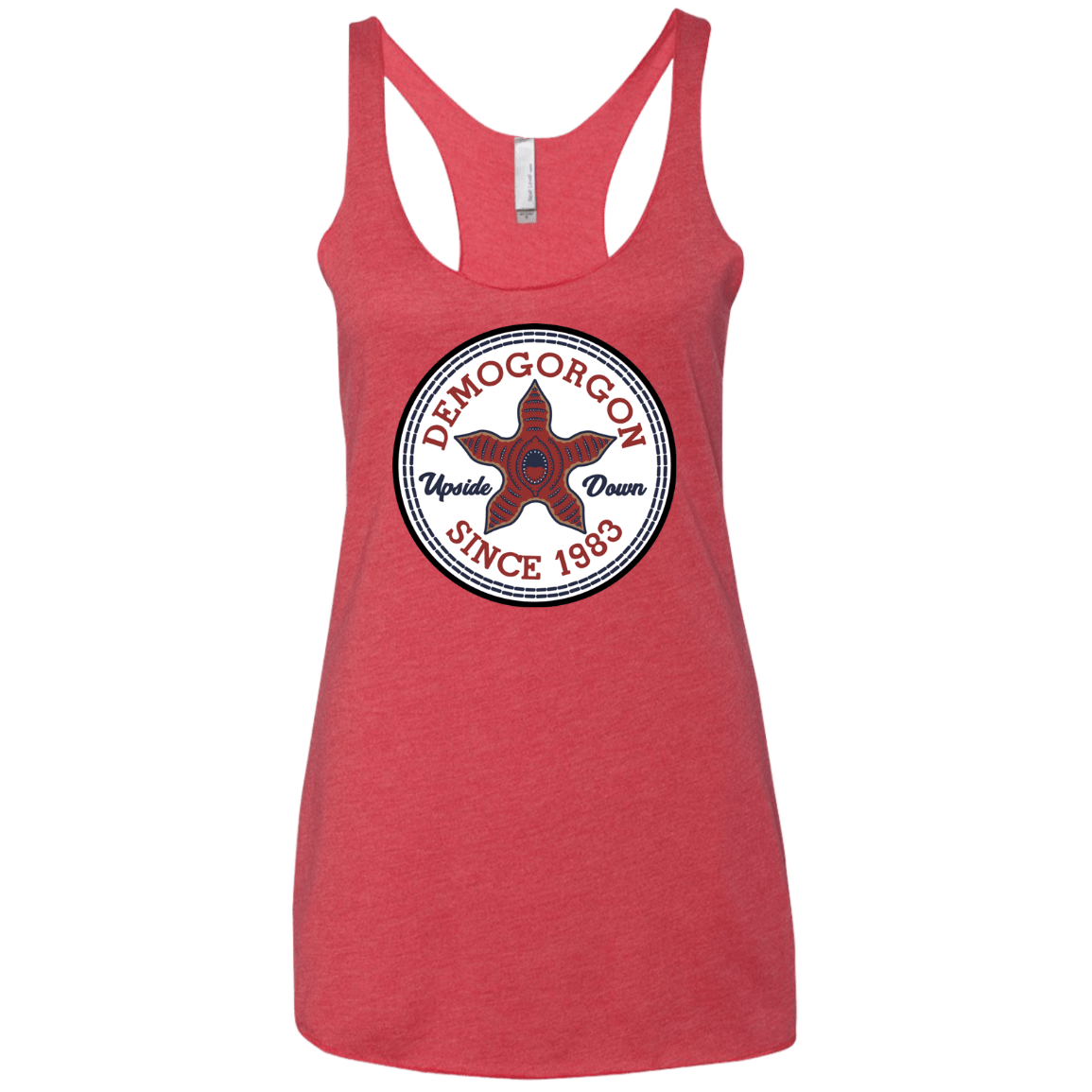 T-Shirts Vintage Red / X-Small Demogorgon Women's Triblend Racerback Tank
