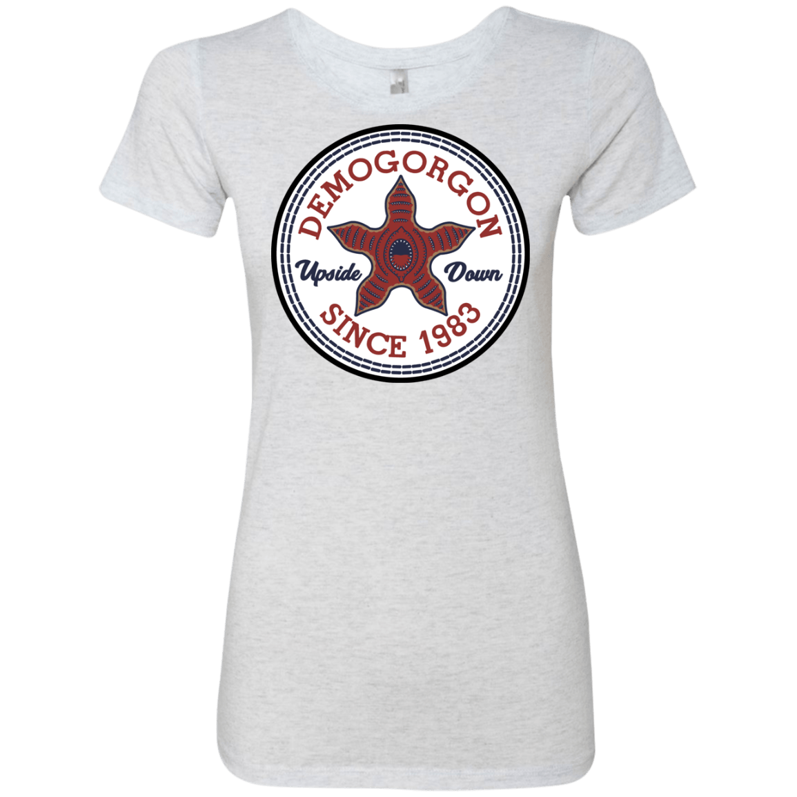 T-Shirts Heather White / S Demogorgon Women's Triblend T-Shirt