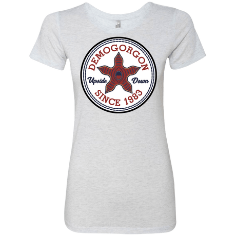 T-Shirts Heather White / S Demogorgon Women's Triblend T-Shirt