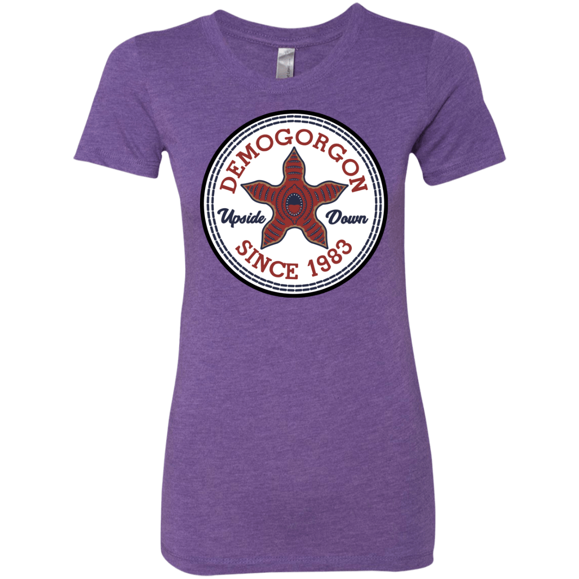 T-Shirts Purple Rush / S Demogorgon Women's Triblend T-Shirt