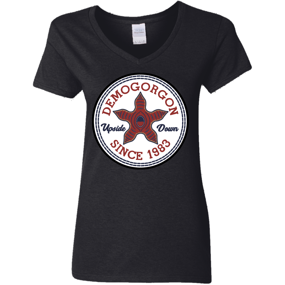 T-Shirts Black / S Demogorgon Women's V-Neck T-Shirt